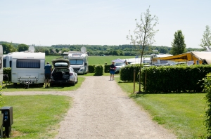 Overzicht van de camping in Groesbeek